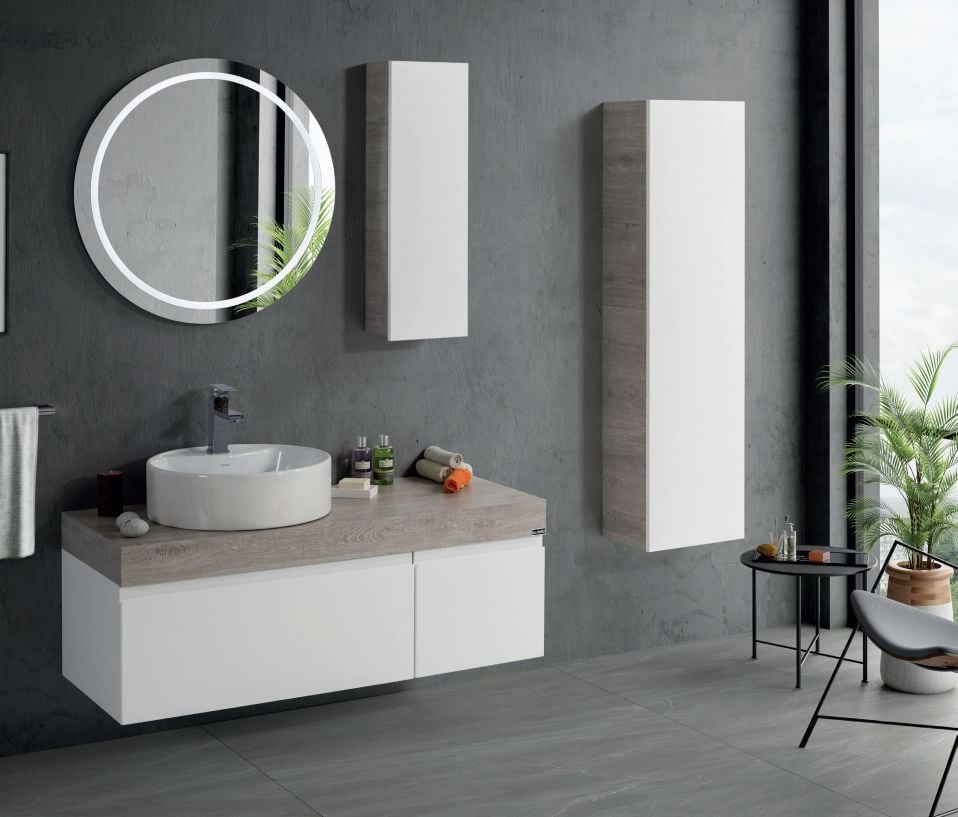 Badella Moderno 120 V1 Banyo Dolabı